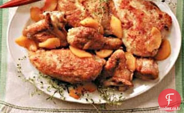 스위트 앤 세이보리 복숭아 치킨