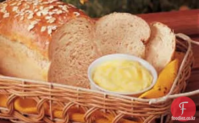 오트밀 효모 빵