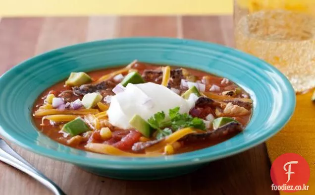 왜 닭이 길을 건너야 하는가 산타페의 맛있는 토르티야 수프