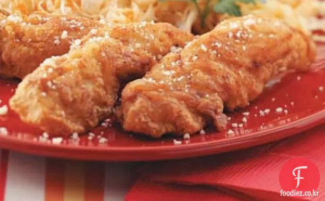 사던 프라이드 치킨 스트립