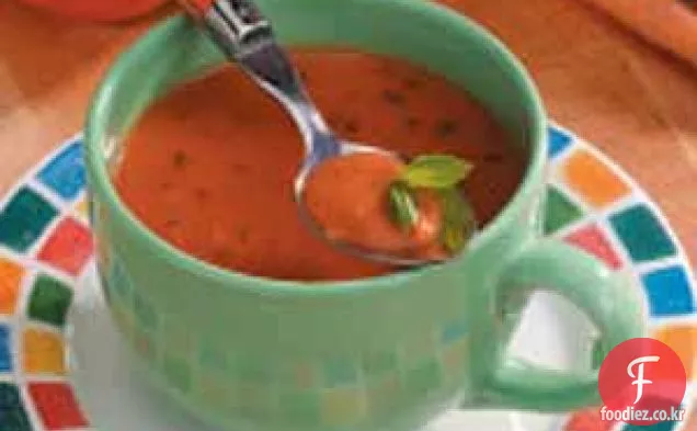 토마토 바질 수프
