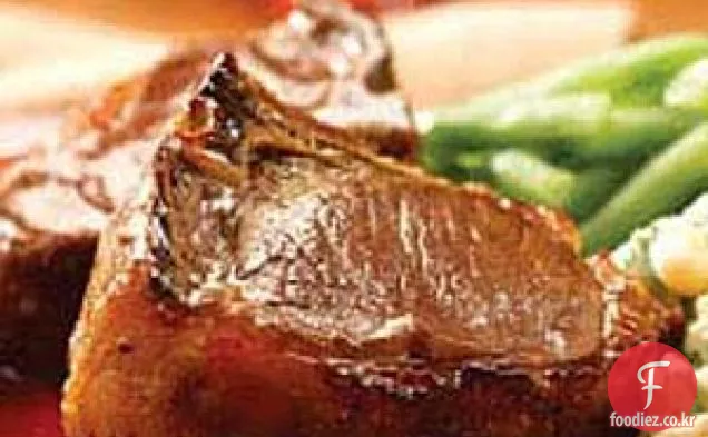 꿀을 바른 양고기 갈비