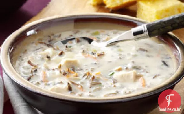 야생쌀 크림 수프