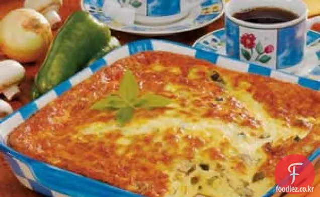 치즈 야채 계란 요리
