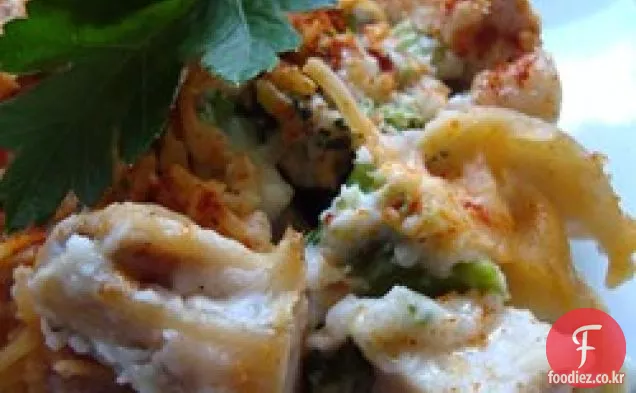 햄과 치킨 캐서롤