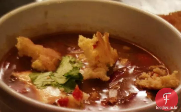 치킨 토르티야 수프