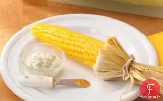 구운 마조람 옥수수
