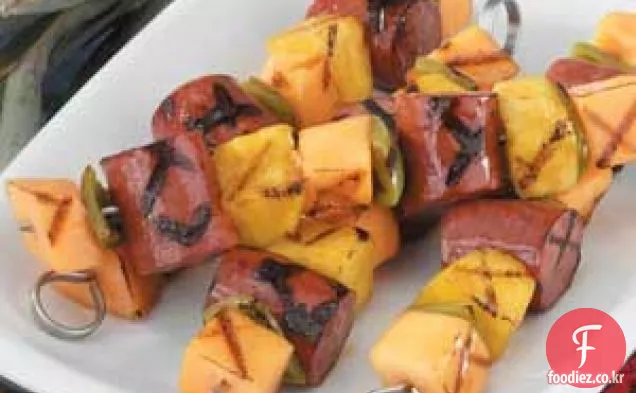 2인용 폴리네시아 소시지 카밥