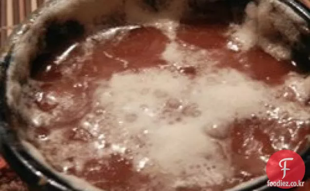 설탕에 절인 구운 콩