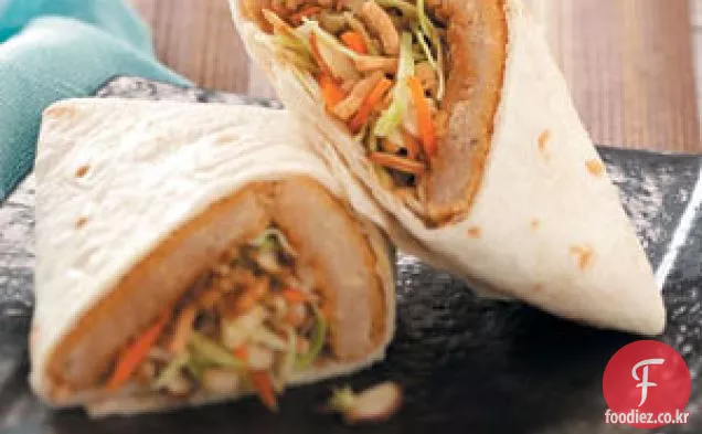 아시안 고기 없는 랩
