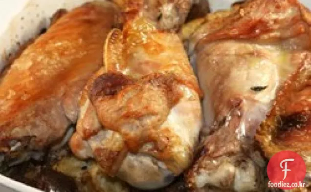 간편하게 구운 칠면조 날개