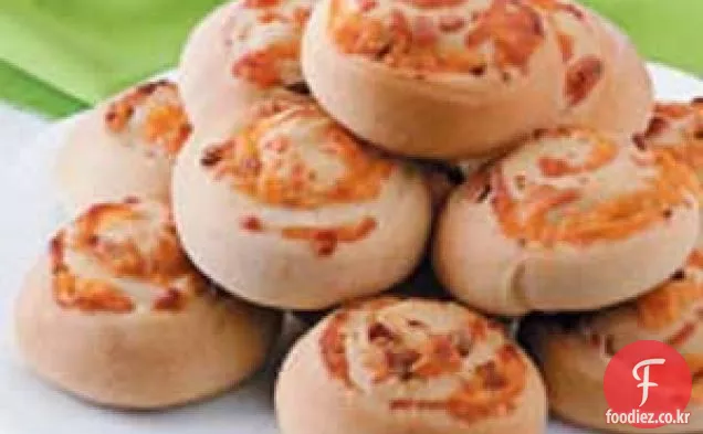 베이컨 치즈 핀휠 롤