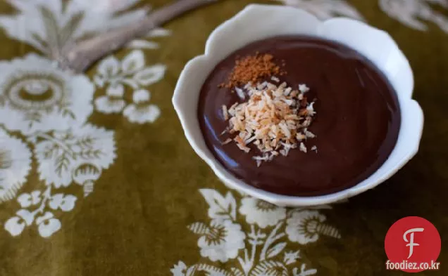 코코넛 초콜릿 푸딩 레시피