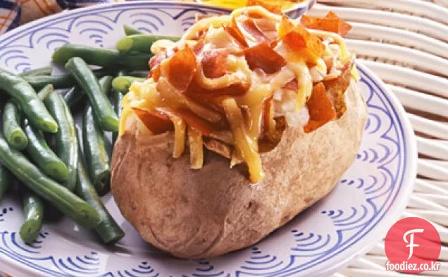 치즈 앤 비프 토핑 감자