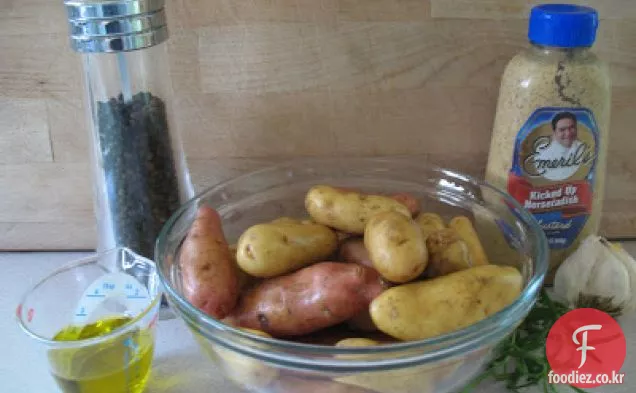 마늘 로즈마리 구운 아기 감자