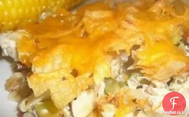 핫 치킨 샐러드 캐서롤