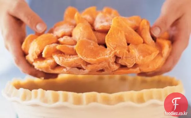 미리 과일 파이 채우기