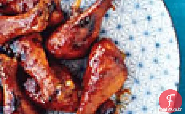살구 유약 치킨