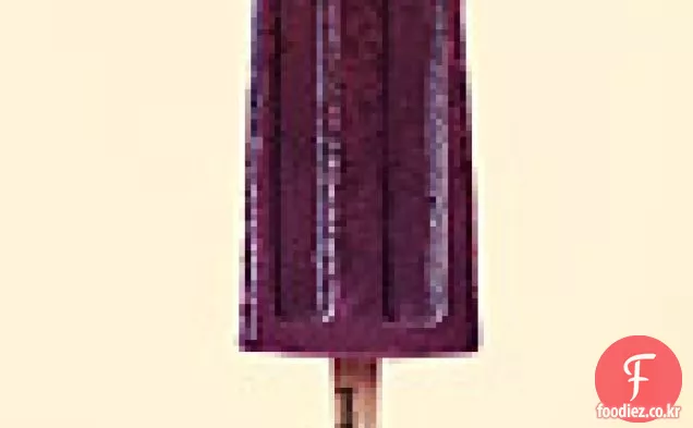 블랙 베리,꿀,요구르트 팝