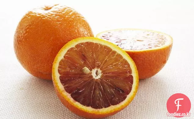 피 오렌지,페코 리노,석류로 면도 한 회향