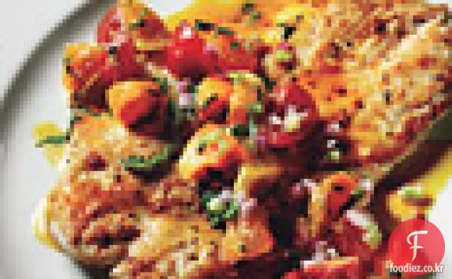 클레멘 타인 살사를 곁들인 치킨 페일라드