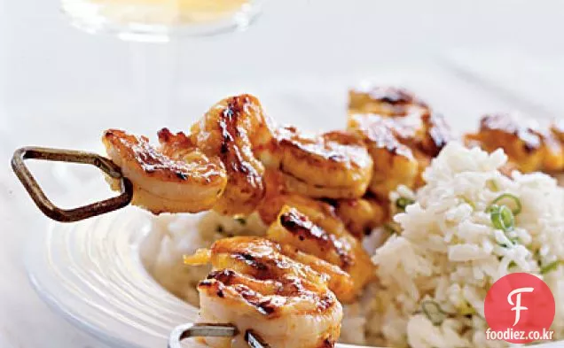 카레 망고 새우