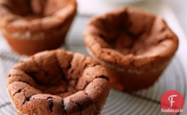 커피 아이스크림과 함께 침몰 한 초콜릿 케이크