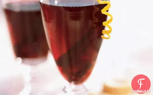 멀드 크랜베리 와인 펀치