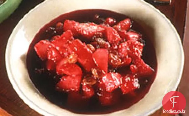 크랜베리 배 처트니