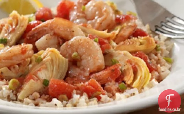 양인데와 토마토 새우