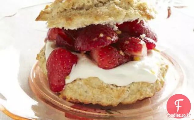 건강한 화장:딸기 쇼트 케이크