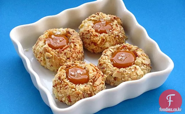 소금에 절인 카라멜 지문 쿠키