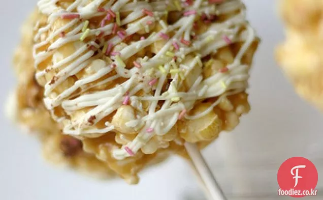 바닐라 카라멜 팝콘 팝스