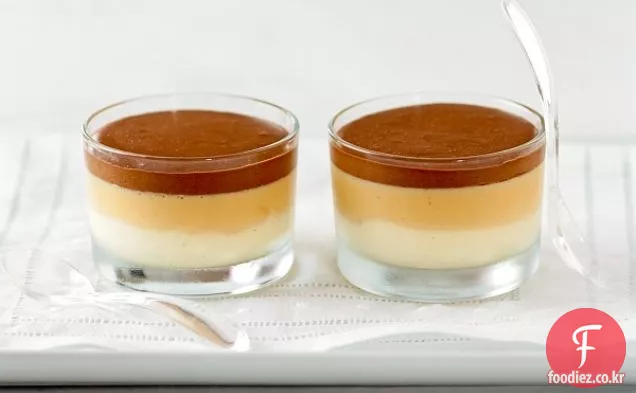 바닐라,소금에 절인 버터 카라멜,초콜릿 무스