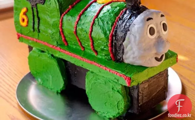 퍼시 기차 생일 케이크