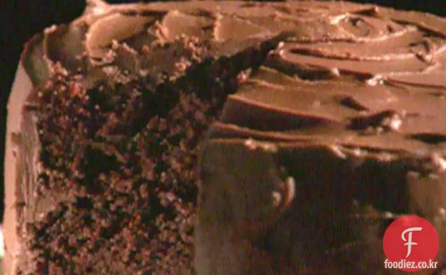 초콜릿 퍼지 케이크