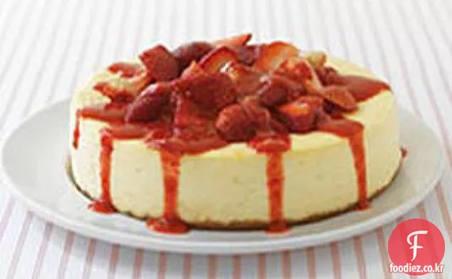 크림 딸기 치즈 케이크