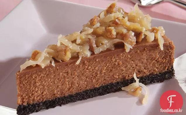 베이커의 독일의 초콜릿 치즈 케이크