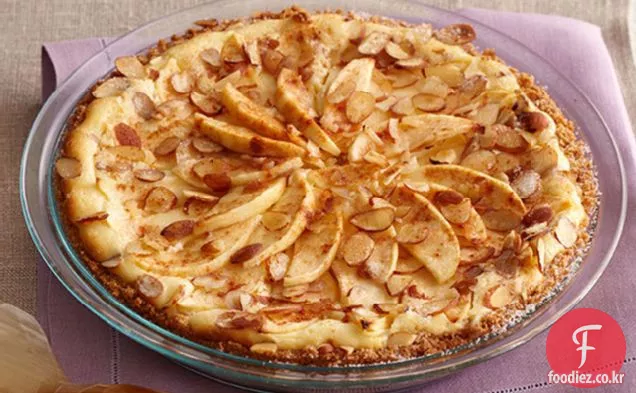 가을 사과 바이에른 치즈 케이크