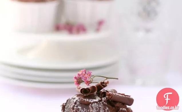 초콜릿 버터 밀크 컵 케이크