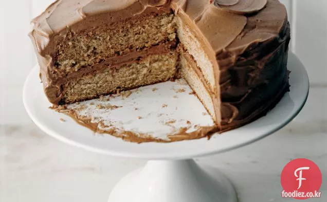 칠레와 계피 케이크-초콜릿 버터 크림