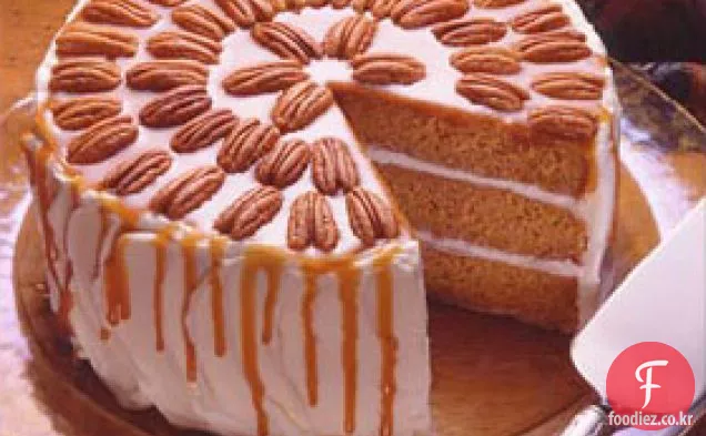 호박 피칸 레이어 케이크