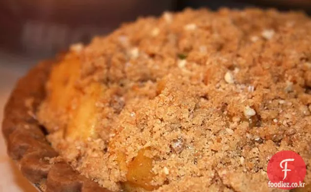 카라멜 애플 빵 부스러기 파이 최고의 파이 베이크 오프 2008 항목#1
