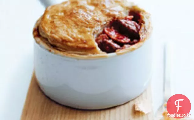 쇠고기,토마토,버섯 냄비 파이