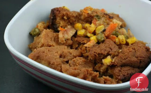 김치 찜기 닭 냄비 파이를 만드는 방법