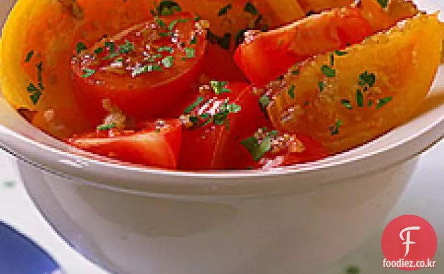 멸치 드레싱 토마토