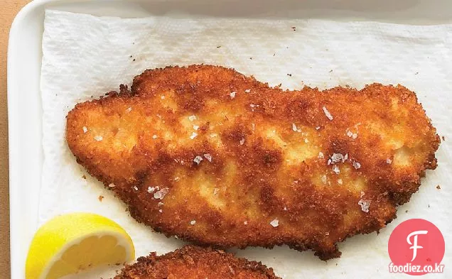 빵가루 입힌 치킨 커틀릿