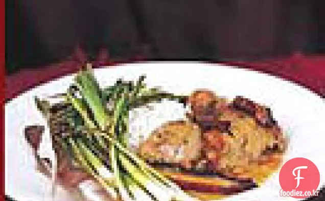 포르 치니와 와인 찐 칠면조