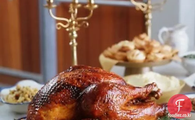 마르 멜로 유약으로 칠면조 구이