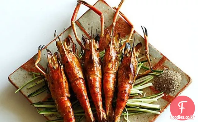 사천 후추 소금 구이 새우